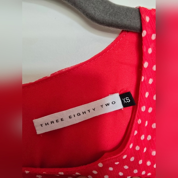 Red Polka Dot Mini Dress - Picture 3 of 4